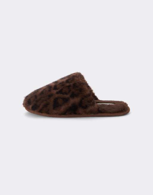 Calzedonia Non-slip slippers in beige animalier, 3 of 4
