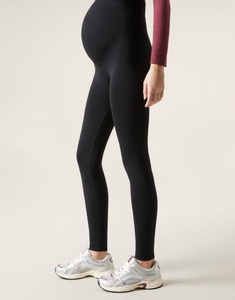 Calzedonia Opaque maternity leggings in black - view 1