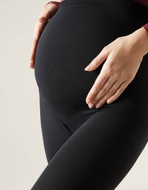 Calzedonia Opaque maternity leggings in black, 3 of 4