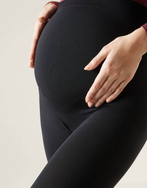 Calzedonia Opaque maternity leggings in black, 4 of 4