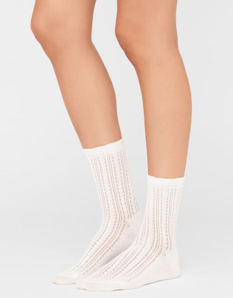 Calzedonia Openwork socks in milk - view 1