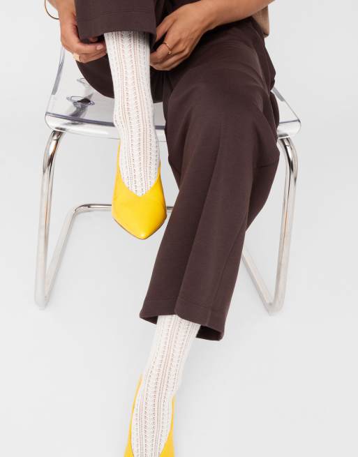 Calzedonia Openwork socks in milk, 2 of 4