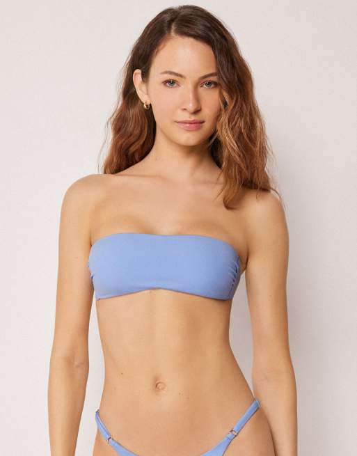 Calzedonia mix & match premium fit bikini in powder blue, 4 of 6