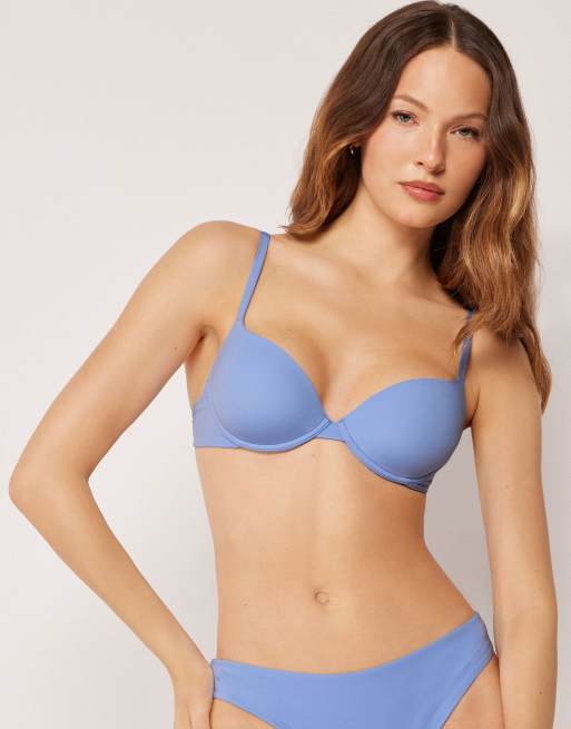 Calzedonia mix & match premium fit bikini in powder blue, 6 of 6