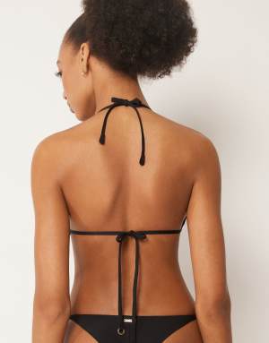 Calzedonia Premium Fit triangle bikini top in black