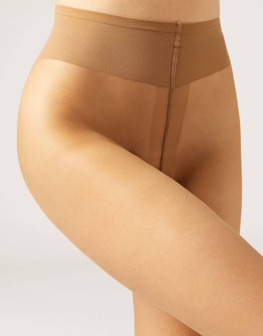 Calzedonia Premium matt second skin 15 den tights in bronze, 4 of 5