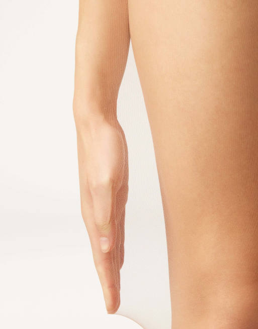 Calzedonia Premium matt second skin 15 den tights in warm beige, 3 of 5