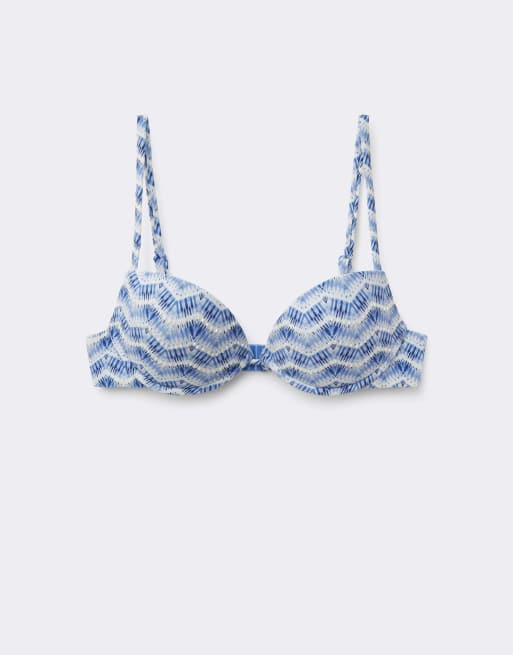 Calzedonia Reflection in light blue and white, 5 of 5