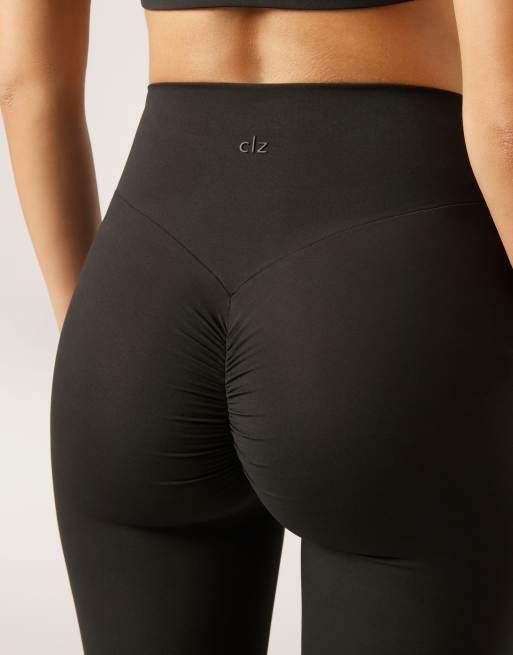 Calzedonia Scrunch sculpt leggings in black ASOS