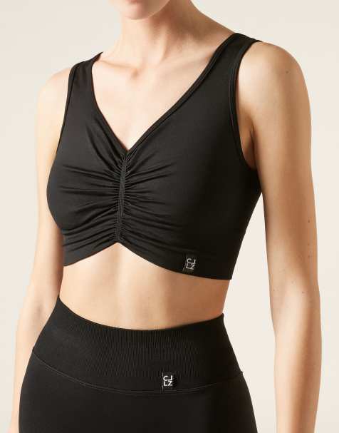 Calzedonia Scrunch top in black - view 1