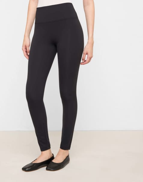 Calzedonia Sculpt control top leggings in black - view 1