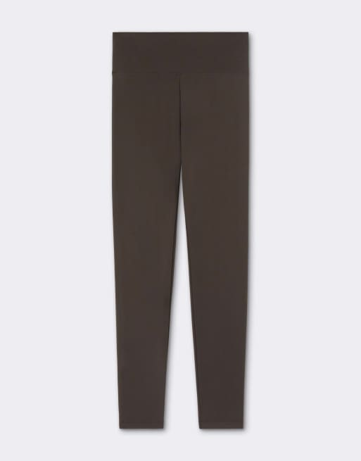 Calzedonia Sculpt control top leggings in brown, 5 of 5