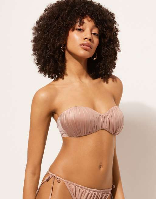 Calzedonia Shiny satin in shiny satin powder pink