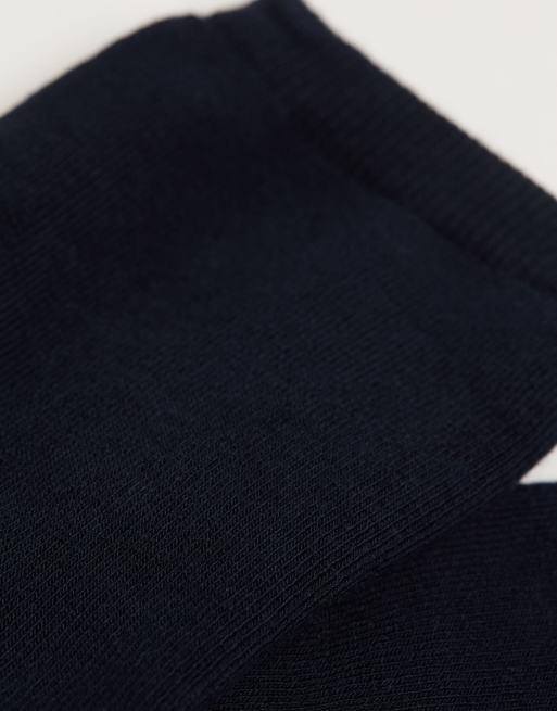 Calzedonia Short cotton thermal socks in blue, 4 of 4