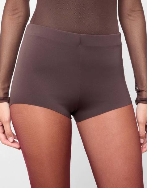 Calzedonia Soft touch stretch culottes in coffee - view 1