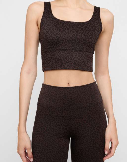 Calzedonia Soft touch top in brown animalier, 4 of 5