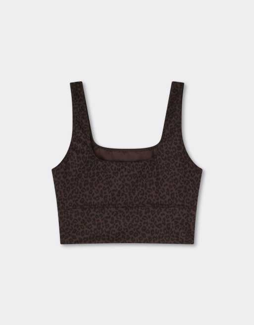 Calzedonia Soft touch top in brown animalier, 5 of 5
