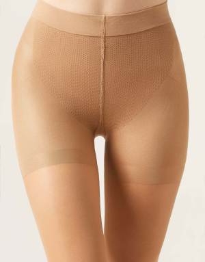 Calzedonia Strong sculpt 30 denier sheer tights in bronze