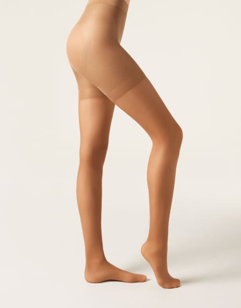 Calzedonia Strong sculpt 30 denier sheer tights in tropical - view 1