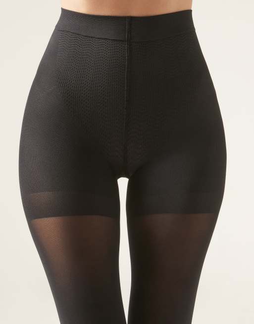 Calzedonia Strong Sculpt 50 denier shaping tights in black, 2 of 3