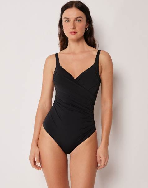 Calzedonia Swimsuit elegant draping in elegant black - view 1