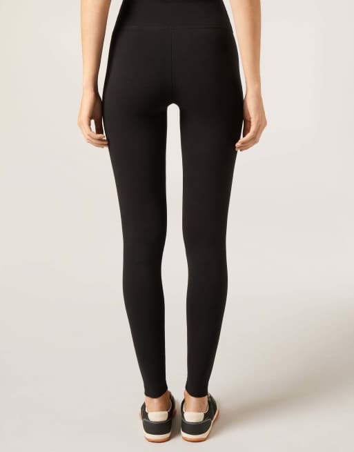 Calzedonia Thermal leggings in black, 2 of 5