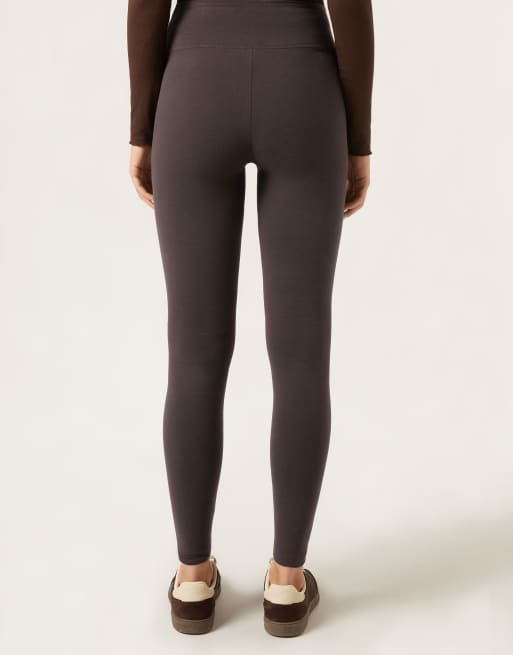 Calzedonia Thermal leggings in brown, 2 of 6