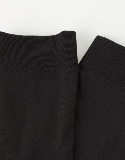 Smiffys Calcetines Altos Opacos De Colegiala – Blancos Con Borla De Tartán, Talla Ajustable Para Niñas, Complemento De Disfraz