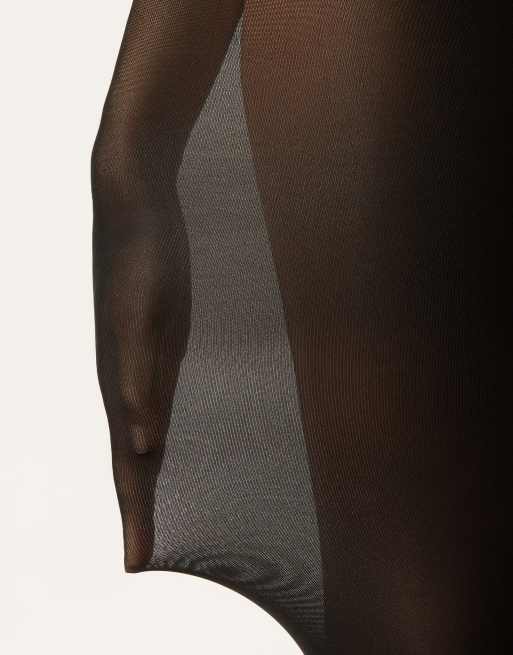 Calzedonia Totally invisible 50 denier tights in black, 3 of 5