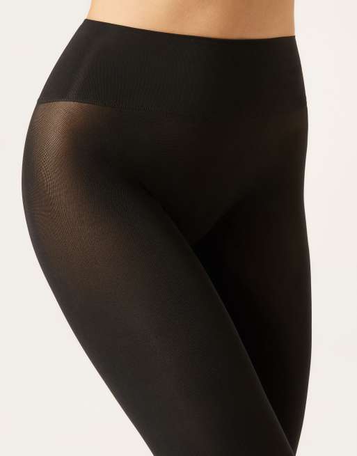 Calzedonia Totally invisible 50 denier tights in black, 4 of 5