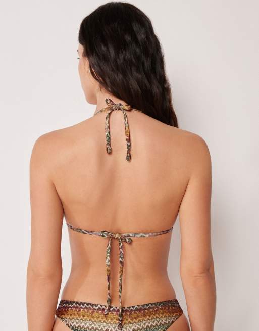 Calzedonia Triangle bikini top elegant in multicolor, 2 of 4
