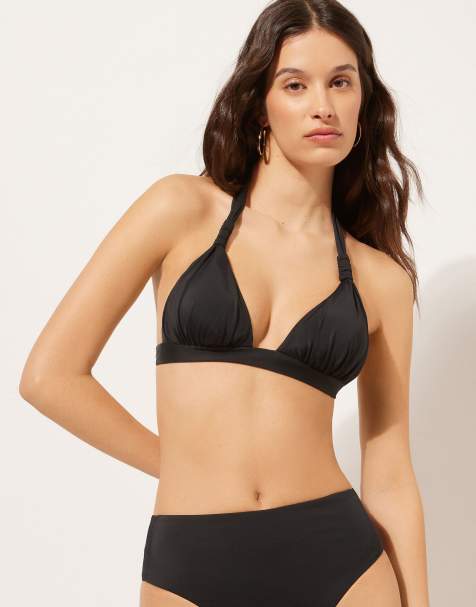 Calzedonia Triangle Bikini Top Premium Sculpt in black - view 1
