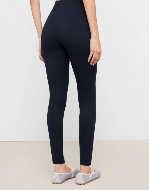 Calzedonia Ultra comfort soft touch leggings in blue, 2 of 5