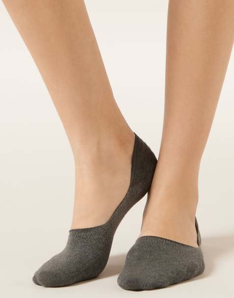 Calzedonia Unisex invisible socks in grey - view 1