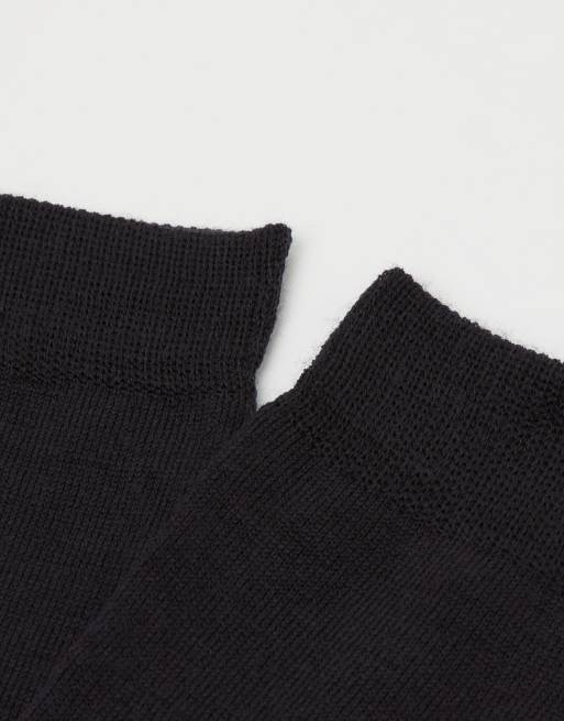Calzedonia Wool and cotton long socks in black, 4 of 4