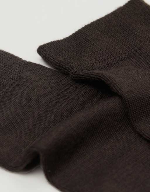 Calzedonia Wool and cotton long socks in brown, 2 of 2
