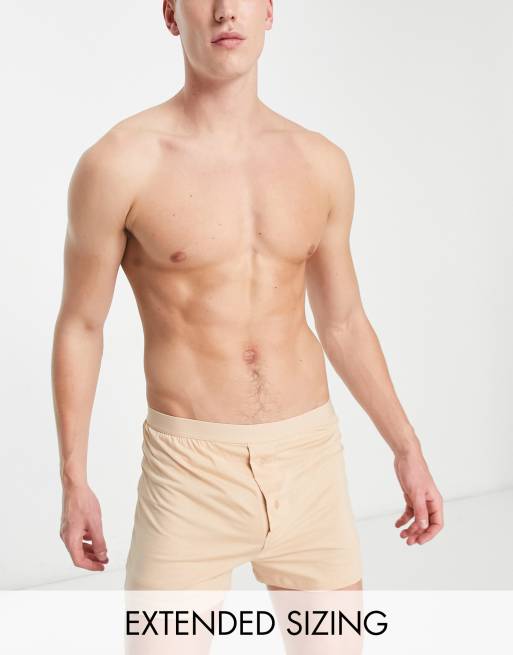Calzoncillos bóxer en tono claro de punto de ASOS DESIGN
