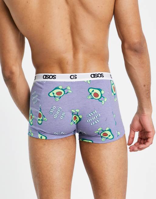 Calzoncillos con estampado de aguacates de ASOS DESIGN