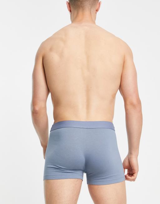 Calzoncillos cortos grises con abertura en la cinturilla de ASOS DESIGN, 2 de 4