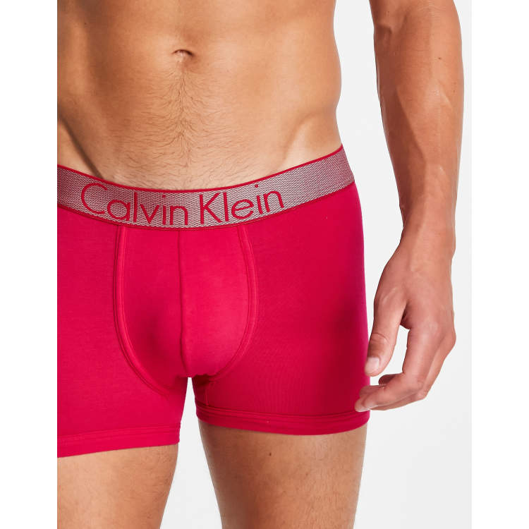 Calzoncillos rojo amaranto de Calvin Klein