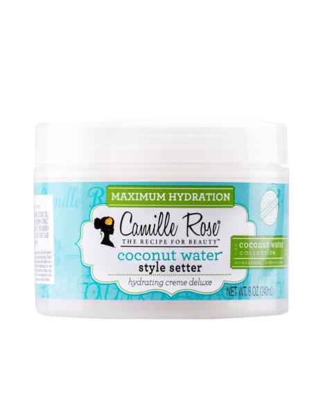 Camille Rose – Coconut Water Style Setter Hydrating Creme Deluxe – Nawilżający krem do włosów 240 ml - view 1