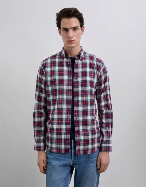 Camisa a cuadros escoceses rojos de Scalpers - view 1