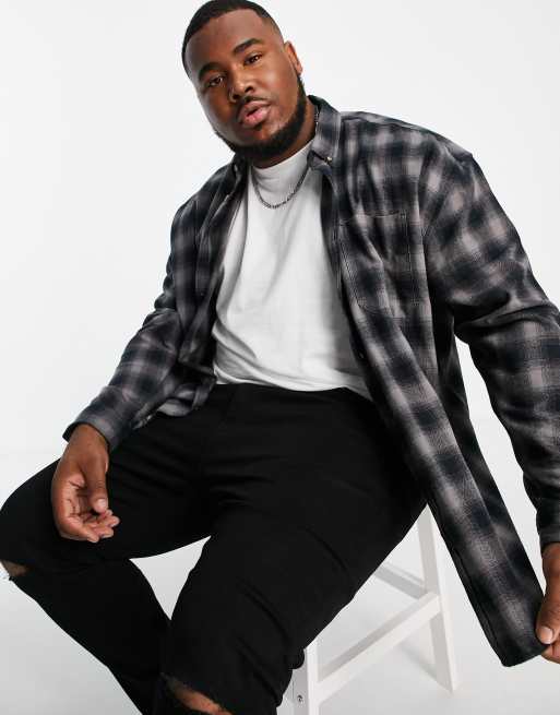 Camisa a cuadros extragrande de grunge de los años 90 de DESIGN | ASOS