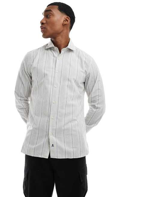 Camisa a rayas azules de Scalpers