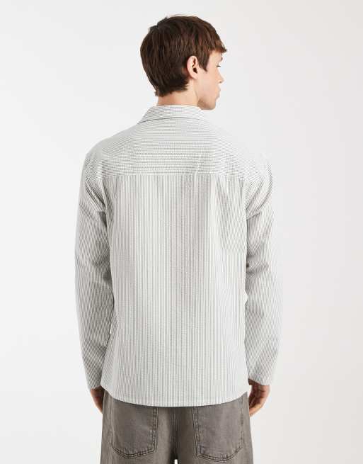 Camisa a rayas verdes de corte cuadrado Westin de Redefined Rebel, 3 de 5