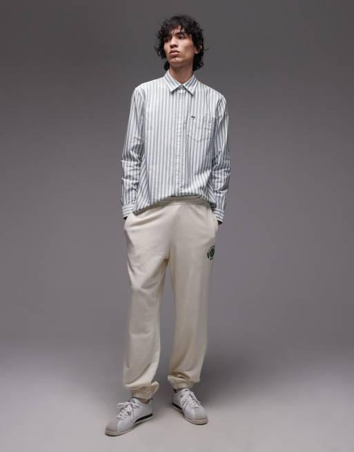 Camisa a rayas verdes y blancas de Lacoste, 2 de 5