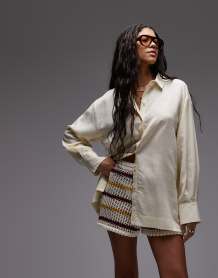 Topshop – Croatia – Eckige Cat-Eye-Sonnenbrille in brauner Schildpattoptik