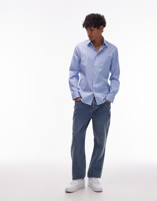 Camisa azul a rayas de Tommy Hilfiger , 2 de 5