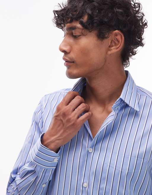 Camisa azul a rayas de Tommy Hilfiger , 5 de 5