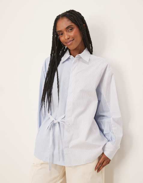 Camisa azul a rayas Multicross de Scalpers - view 1